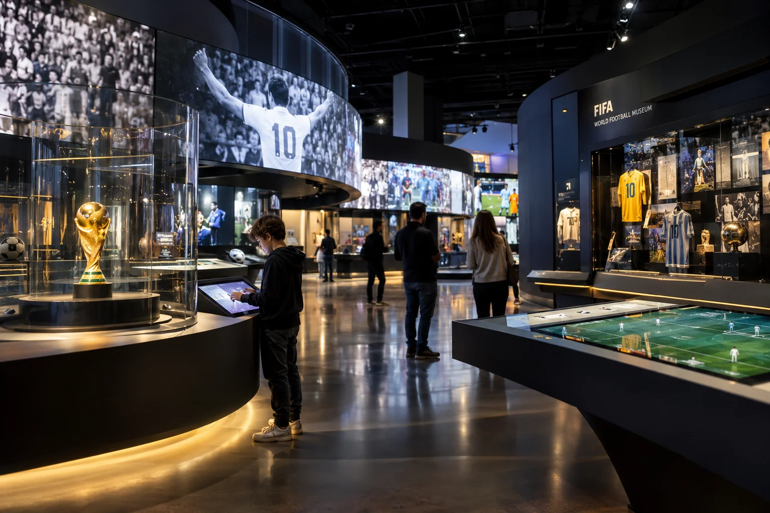Ilustração do projeto FIFA World Football Museum